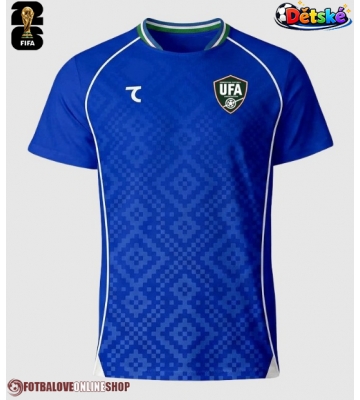 Uzbekistán Domácí dres komplet pro Děti MS 2026 Krátkým Rukávem (+ Krátké kalhoty)